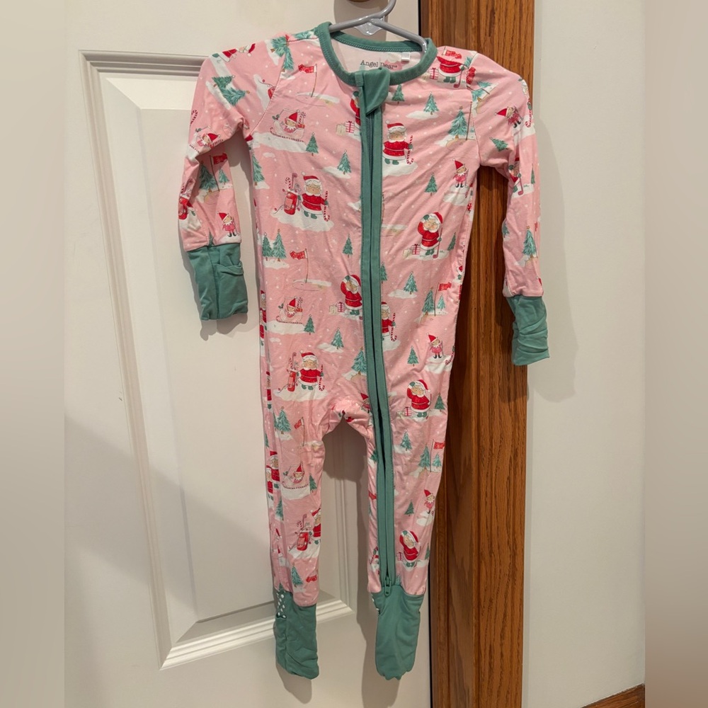 Golfing Mrs Claus Christmas pjs